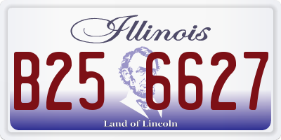 IL license plate B256627