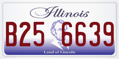 IL license plate B256639