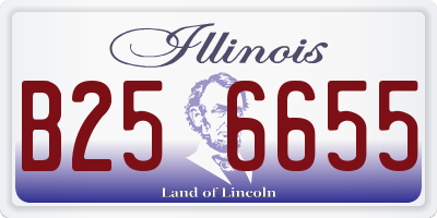 IL license plate B256655