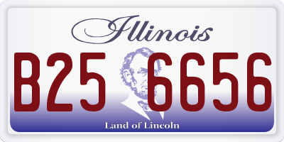 IL license plate B256656