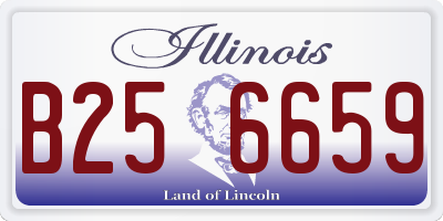 IL license plate B256659