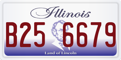 IL license plate B256679