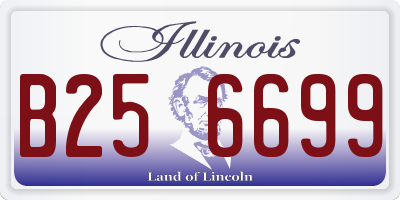 IL license plate B256699