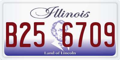 IL license plate B256709