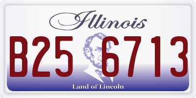IL license plate B256713