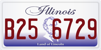 IL license plate B256729