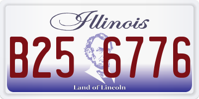 IL license plate B256776