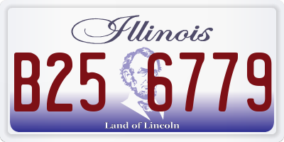 IL license plate B256779