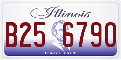 IL license plate B256790