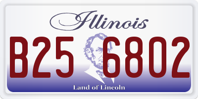 IL license plate B256802