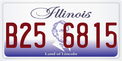 IL license plate B256815