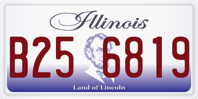 IL license plate B256819