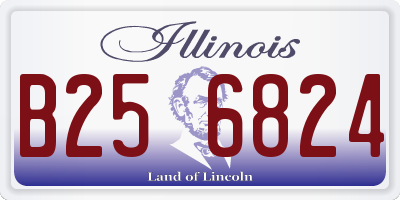 IL license plate B256824