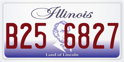 IL license plate B256827