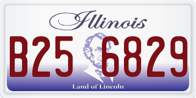 IL license plate B256829
