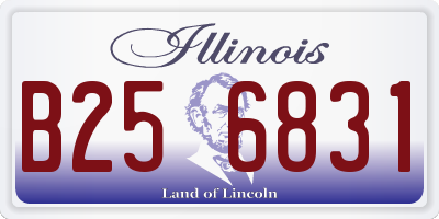 IL license plate B256831