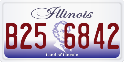 IL license plate B256842