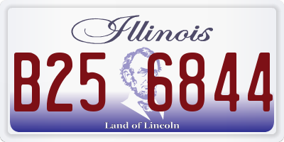 IL license plate B256844