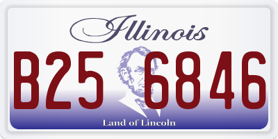 IL license plate B256846