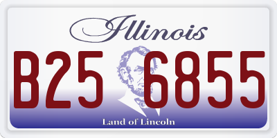IL license plate B256855