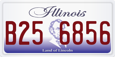 IL license plate B256856