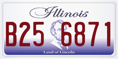 IL license plate B256871