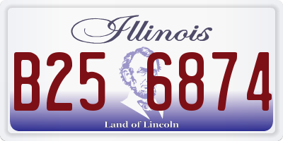 IL license plate B256874