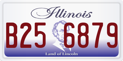 IL license plate B256879