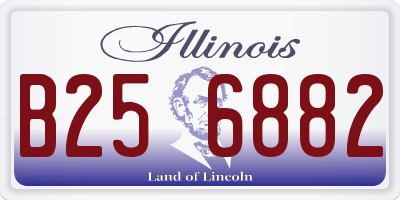 IL license plate B256882