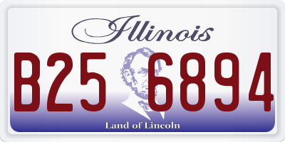 IL license plate B256894