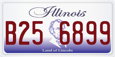 IL license plate B256899