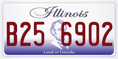 IL license plate B256902