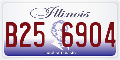 IL license plate B256904