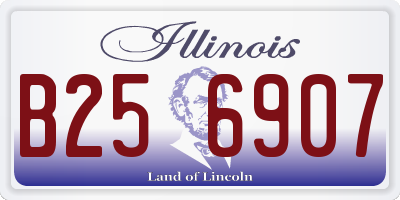 IL license plate B256907