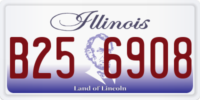 IL license plate B256908