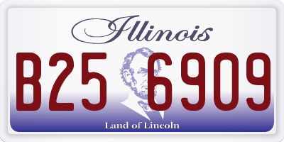 IL license plate B256909