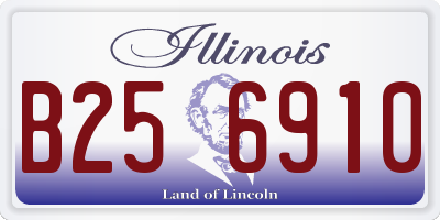 IL license plate B256910
