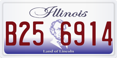 IL license plate B256914