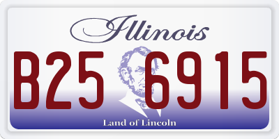 IL license plate B256915