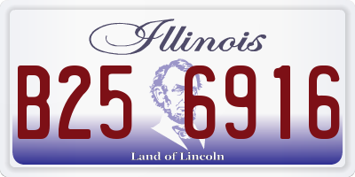 IL license plate B256916