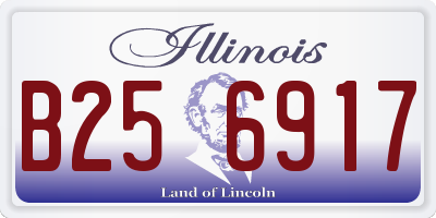 IL license plate B256917