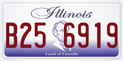 IL license plate B256919