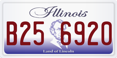 IL license plate B256920