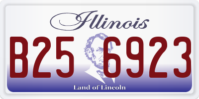 IL license plate B256923
