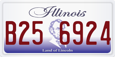 IL license plate B256924