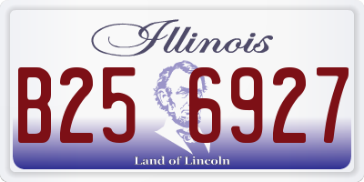 IL license plate B256927