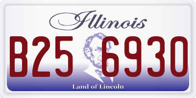 IL license plate B256930