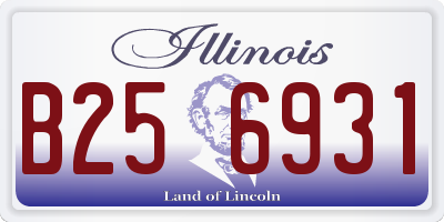 IL license plate B256931