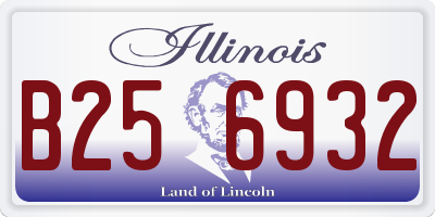 IL license plate B256932