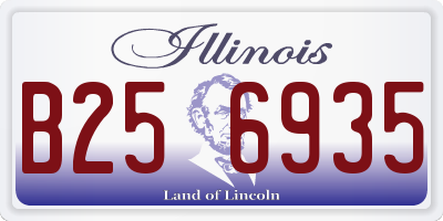 IL license plate B256935